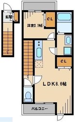 ＣＡＳＡ　ＰＯＮＴＥの物件間取画像